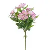 Buquê de flores artificiais multi-cabeça transfronteiriço para cerimônia de casamento, decoração de auditório, arranjo floral de arco, mesa, showroom e vitrine flores artificiais