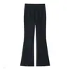 Moda Elegante Otoño 2025 Top de Crepé con Hebilla Elegante 1165060 Diseño Pantalones de Campana 1165340