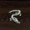 Liga dragão móvel ornamentos chineses zodíaco antigo bronze dragão artesanato dragão móvel liga dragão atacado