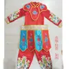 Mulan Ópera Infantil Dao Ma Dan Traje de Baile Gui Ying Hang Shuai Ópera de Pekín Canto y Rap Pintura Facial Traje de Desempeño Femenino