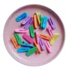 Nuevo clip para flequillo de color macarrón de alta calidad con cabeza redonda, clip de pato de pegamento de crema para DIY, clip de pato al por mayor