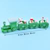 Decoración de pastel de tren navideño Decoración para fiesta de cumpleaños infantil navideña Decoración para hornear pastel Muñeco de nieve enchufe