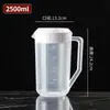 Jarra Plástica para Água Fria com Escala, Grande Capacidade para Fazer Chá, Copo de Água Fria, Recipiente para Bebidas Resistente a Altas Temperaturas para Lojas de Chá com Leite, Uso Comercial
