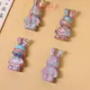 Figurilla de Gato de Orejas Largas con Laca de Ébano Yiming Xianyuan Laca Gato Curioso Adorno en Forma de Corazón de Ciervo