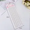 Adesivos DIY de Céu Estrelado Coloridos Grandes Transfronteiriços, Adesivos de Pedras Preciosas, Adesivos de Recompensa de Coração, Adesivos de Diamante para Rosto de Cristal