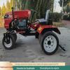 Prensa de solo de trigo tipo roda de produção de força tipo trator de campo de trigo aumento da renda do campo de trigo
