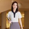 Vestido para Professores de Jardim de Infância Roupas de Jardim para Professores de Jardim de Infância Verão Manga Curta Profissional Conjunto de Saia Plissada Uniforme Escolar para Professores Roupas de Trabalho
