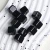Alta carga Macaron tinta quadrada furo reto contas DIY celular corrente chaveiro miçangas acessórios de joias contas soltas