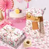 Wx364 Papel Copiador Flamingo 17g Doce de Presente Papel de Embrulho à Prova de Umidade Rosa Havaiano Decorativo Papel Pérola