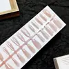 Dicas para Unhas Artísticas Simples Transparentes Estilo Gatinho Largas Tiras Pré-fabricadas 30 Peças Por Tamanho Unhas Usáveis Fábrica Direta Personalização