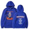 Eminem Tour de Control de la Ira 2002 Swodie Vintage Harajuku Fu