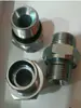 Adaptador reductor hidráulico de paso recto con rosca exterior y virola abocinada, conector para tubería de aceite de alta presión estándar Yonghua con junta.