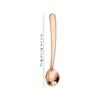 Cuchara Especial de Cocina Cuchara Pequeña de Acero Inoxidable Cuchara de Café Cuchara Creativa Cuchara Redonda Pequeña Mini Cuchara 8cm Cuchara para Salero Cuchara para Condimentos