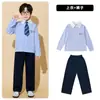 Uniforme de día deportivo para escuela primaria, camisa, estilo colegial, uniforme de clase, atuendo de logro académico, uniforme de coro, atuendo para actuación de porristas infantiles