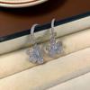 Pendientes Pequeños de Flor de Diamantes Completos Estilo Chanel 2025 Nuevos Pendientes Coreanos de Moda Elegantes y con Estilo Pendientes de Moda de Celebridad de Internet Estilo Coreano