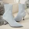 Meias elásticas femininas transfronteiriças europeias e americanas 2026 bico fino mola tamanho grande botas de moda, novos estilos transfronteiriços europeus e americanos, atacado de alta qualidade tamanho grande