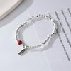 Pulsera de plata rota para niñas, plata de ley 925, marca Ping An, diseño de nicho, ideal para novias, estudiantes, San Valentín, venta al por mayor.
