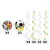 Partidos de la Copa del Mundo en Estados Unidos, Canadá y México: Banderas Decorativas, Guirnaldas, Bolas de Panal de Fútbol, Decoraciones Temáticas de la Copa del Mundo, Banderines de Bandera Nacional