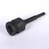 Hexágono soquete 1/2 pistola de ar comprimido de uma peça cabeça de lote pneumática hexagonal chave de fenda manga ameixa manga hexagonal pistola de ar terno lote