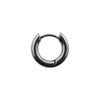 Pendientes de Aro Lisos de Acero Inoxidable Meishier, Pendientes de Alambre en Espiral Brillantes, Aros Grandes para Hombres y Mujeres, Aros Lisos Elegantes y Simples