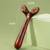 Masajeador de Sándalo Morado para Gua Sha, Masaje de Puntos Meridianos de la Mandíbula y Palo Relajante Muscular; Masaje Facial de Meridianos de Sándalo Morado