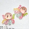 Serie colorida de best-sellers transfronterizos de dijes para zuecos para decoración DIY, con accesorios de resina con temática oceánica y de playa y hebillas de zapato de dibujos animados.