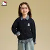 Cardigan Suéter Retro Elegante de Primavera para Niñas, Nuevo Modelo 2026 para Niños Mayores, Moda de Punto Falso de Dos Piezas