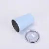 Taza de Leche de Acero Inoxidable 304 Transfronteriza, Taza de Café, Taza Portátil para Llevar, Mini Taza de Agua de Alto Aspecto con Vacío de Doble Capa