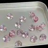 Nuevas piedras sueltas de circón corte Tai Chi de 6 mm, extremadamente brillantes, se pueden usar para pendientes y ear cuffs de bricolaje