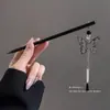 Novo estilo de grampo de cabelo 2025 para penteados altos, não danifica o cabelo, alto valor estético, grampo de cabelo com franja, acessório de cabelo para saia de cavalo, grampo de cabelo de madeira, ornamento de cabelo para mulheres