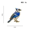Broche original de aleación para pájaro, con diseños realistas de pájaros pequeños y águilas, para decoración de cuello, para evitar que la ropa se suba y como accesorio metálico