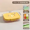 Lonchera de Frutas Camping Picnic Portátil Compartimentos Lonchera Lonchera Apta para Microondas Refrigerador Doméstico Cajón de Verduras