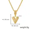 Nuevo colgante de letra inglesa con circonita incrustada, collar de moda, joyería de diseño de nicho ins europeo y americano, venta al por mayor