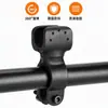 Soporte para Linterna de Bicicleta JOHORSE Clip de Silicona Antideslizante Giratorio 360 Grados Accesorios de Montaje en Manillar de Linterna