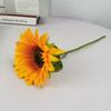 Girasol de una sola rama, flor de simulación, girasol, decoración del hogar, arreglo floral, girasol, flor falsa