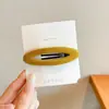 Pinza para el Cabello de Lana con Estampado de Leopardo para Otoño e Invierno para Mujer, Elegante Pinza para Flequillo Lateral, Pinza BB de Gama Alta para Pelos Sueltos, Pasador de Moda Estilo Retro
