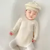 Mameluco Térmico de Manga Larga para Bebé Niños y Niñas, Pelele Grueso y Cálido para Otoño e Invierno