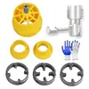 Herramienta de Roscado para Taladro Eléctrico para Accesorios de Tubería de Agua, Abre Rosca Interna para Tubería PPR de 4/6 Pulgadas, Juego de Herramientas para Tubería de Plástico PVC