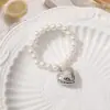 Muñeca Perro Líder Linda Colgante Collar Corazón de Melocotón Muñeca de Peluche con Cuentas Hecha a Mano DIY Decoración de Múltiples Tamaños Venta al por Mayor