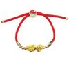Joyería Año Nuevo del Zodíaco Pixiu Pulsera de Cuerda Roja Oro Arena Vietnamita Transferencia Pulsera de Pareja Dropshipping