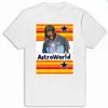 Camiseta Masculina de Manga Curta Estampada com Novo Design de Verão, Gola Redonda, Moda Casual Solta, Tops Masculinos