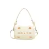 Bolso pequeño cuadrado moderno y versátil para mujer, nueva colección otoño 2026, con un diseño de alta calidad, elegante y chic con un lindo estampado de dibujos animados, adecuado para llevar al hombro o cruzado