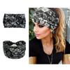Diadema elástica antideslizante de ala ancha de estilo bohemio transfronterizo, banda para el cabello que absorbe el sudor para deportes de yoga