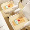 Cojín de Seda de Hielo para Oficina Sedentario Cómodo Cojín para Silla Verano Transpirable Aula de Estudiantes Resistente a la Suciedad Antideslizante Cojín para Taburete