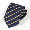 Azul Negocios Trabajo Profesional Traje Camisa Hombre Formal Rojo Atado a Mano Rayado Boda Novio