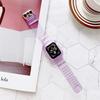 Adecuado para iWatch S11 Pulsera Transparente Apple Watch 7 8 9 10ª Generación Funda de Pulsera Integrada de TPU Glacier