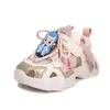 Sandalias para Niñas Kuromi 2025 Nuevo Verano Moda Infantil Zapatos Deportivos de Malla Superficie de Malla Hueca Zapatos Blancos
