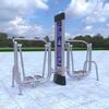 Equipamento de fitness de luxo de alta qualidade para uso externo, coluna dupla, praça ao ar livre em parque comunitário, equipamentos esportivos de segunda geração, novo padrão nacional