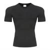 Ropa Deportiva Transfronteriza para Hombre para Deportes al Aire Libre de Secado Rápido Camiseta de Manga Corta para Hombre Entrenamiento Running Mallas Elásticas