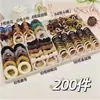 Set de regalo de accesorios para el cabello para niños, ligas para el cabello de bebé, pinzas laterales para niñas, accesorios para el cabello, cuerdas para el cabello de princesa para niñas